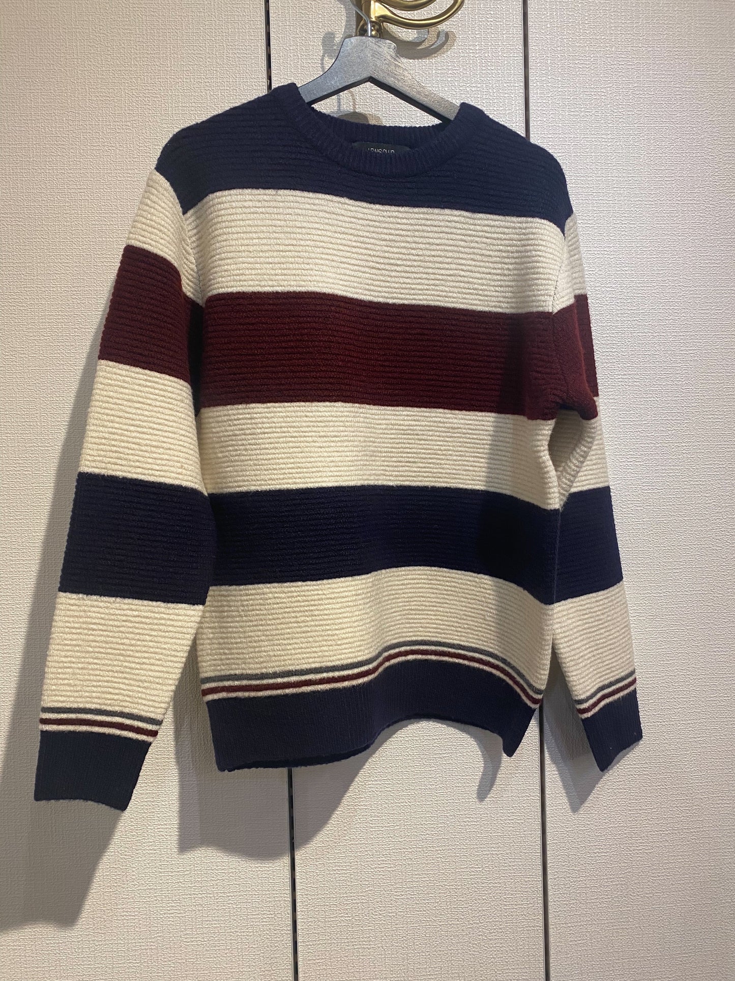 277  UNISEX ボーダーニット